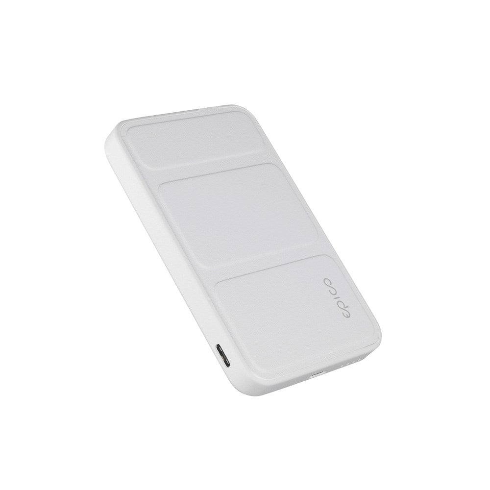 Epico Mag+ Stativ Aluminium Powerbank 7000 mAh/20W - MagSafe Kompatibel - Vit