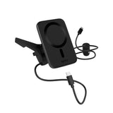 Epico Qi2 Mag+ Mobil Laddare för Bil - 15W Trådlös Laddning - MagSafe Kompatibel - Svart