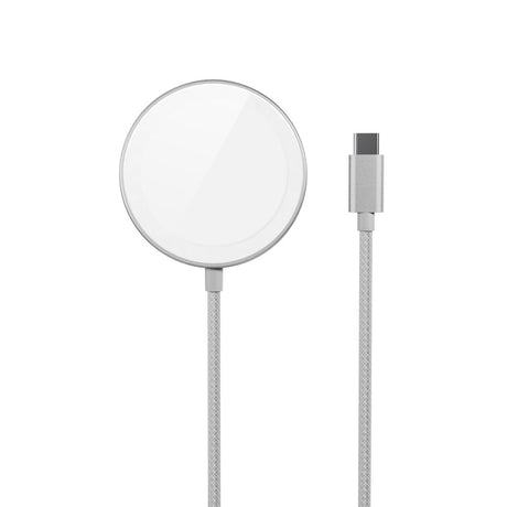 Epico Qi2 MagSafe Laddare - Trådlös Laddare 15W - Silver