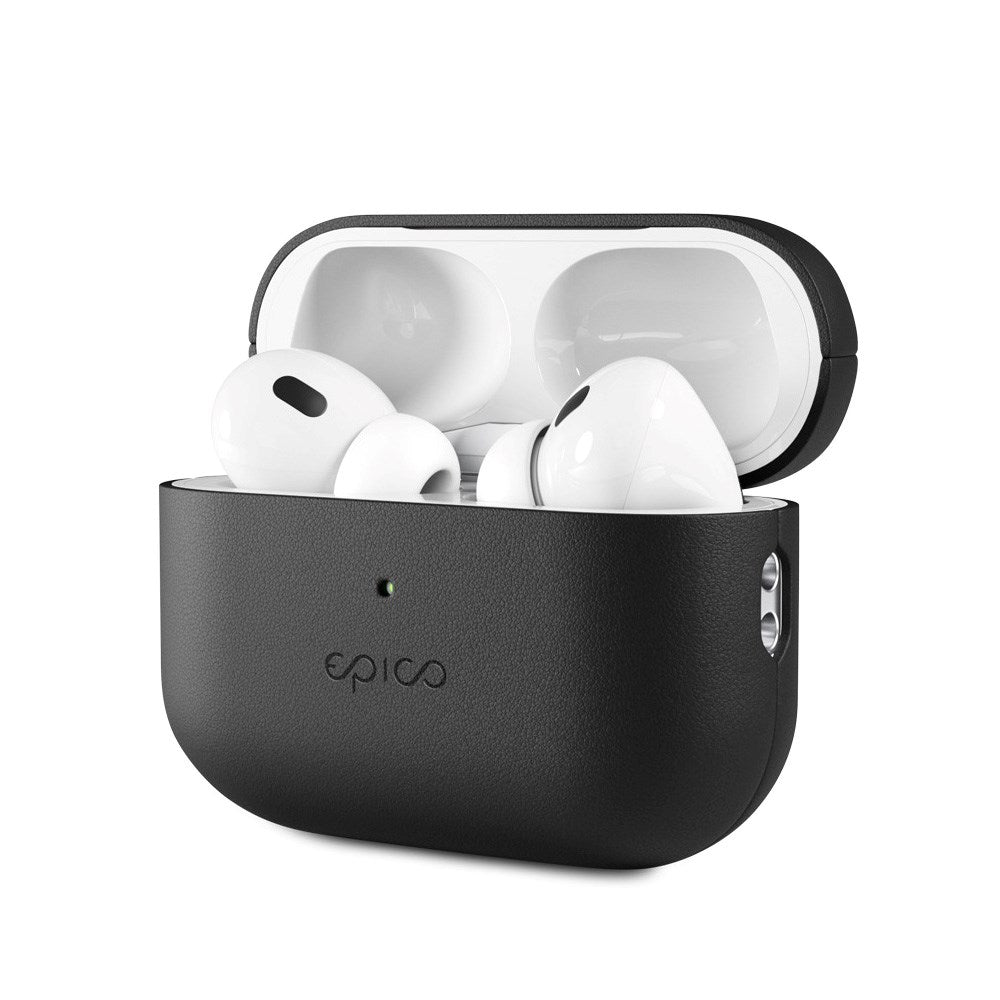 Epico AirPods Pro (2. Gen.) Fodral i Äkta Läder - Svart