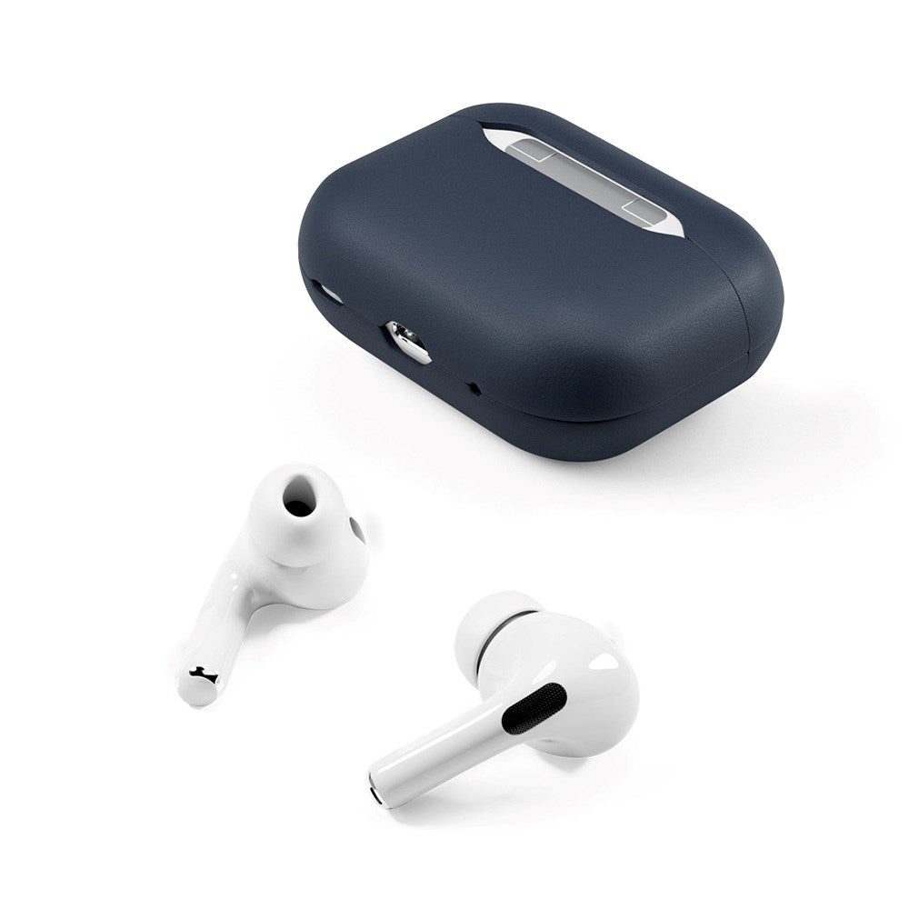 Epico AirPods Pro (2. Gen.) Fodral i Äkta Läder - Blå