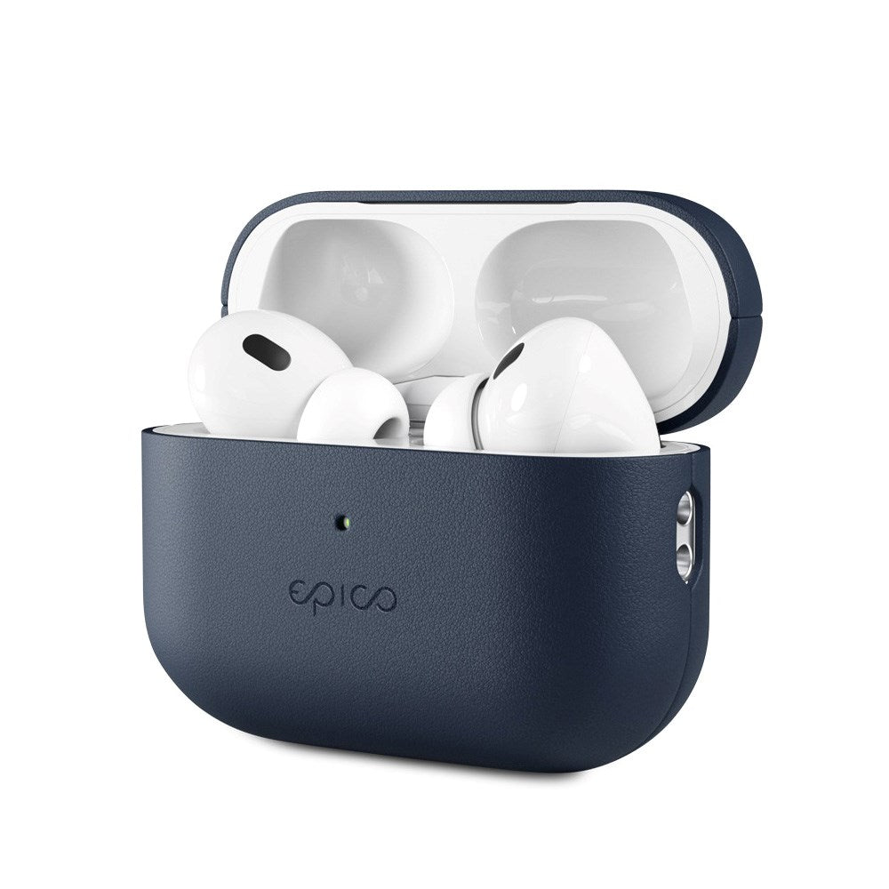 Epico AirPods Pro (2. Gen.) Fodral i Äkta Läder - Blå