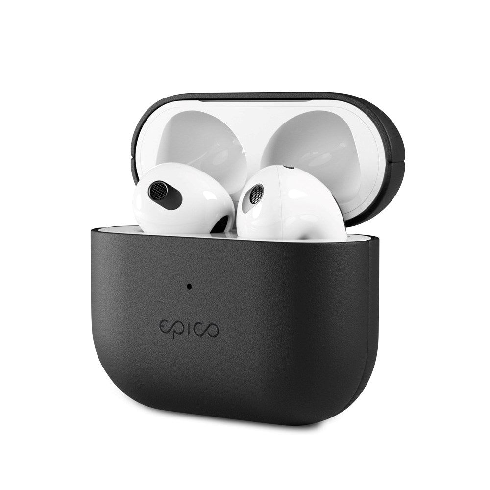 Epico AirPods (3. Gen.) Fodral i Äkta Läder - Svart