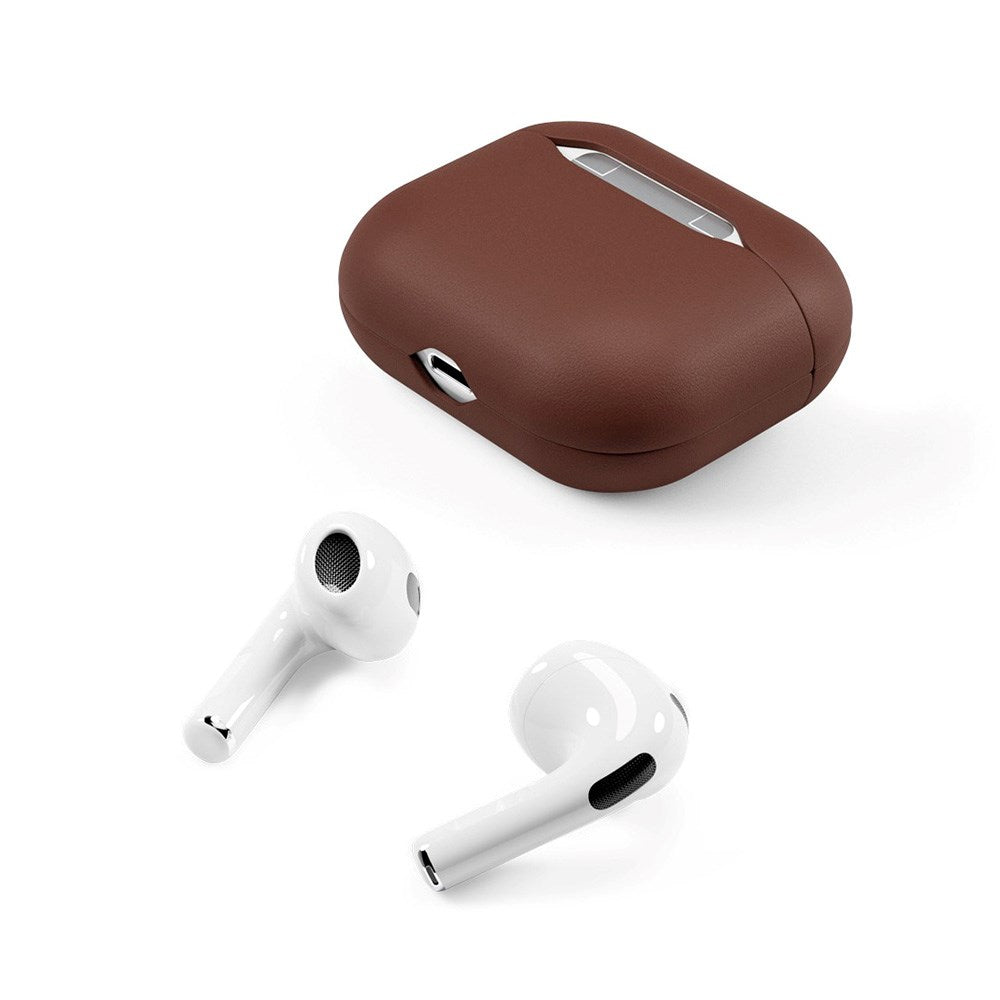 Epico AirPods (3. Gen.) Fodral i Äkta Läder - Brun