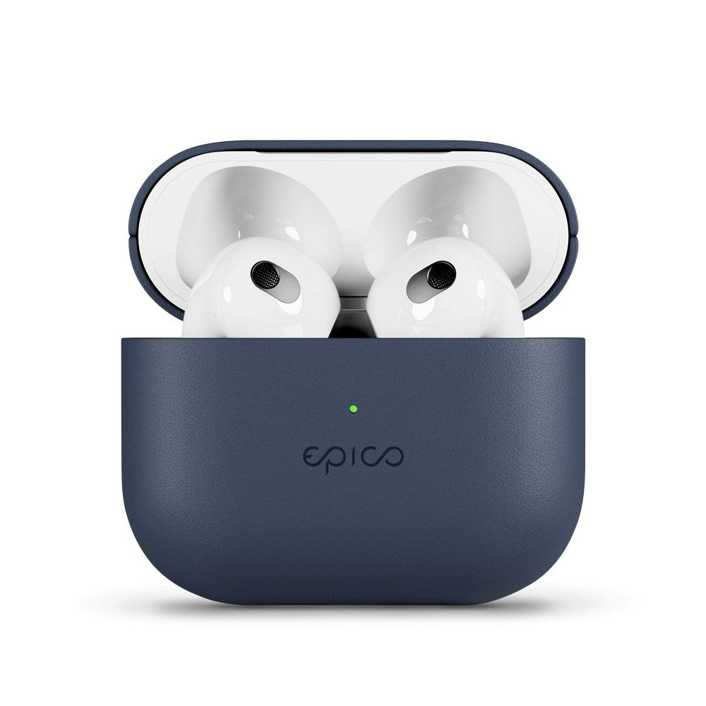 Epico AirPods (3. Gen.) Fodral i Äkta Läder - Blå