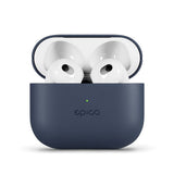 Epico AirPods (3. Gen.) Fodral i Äkta Läder - Blå