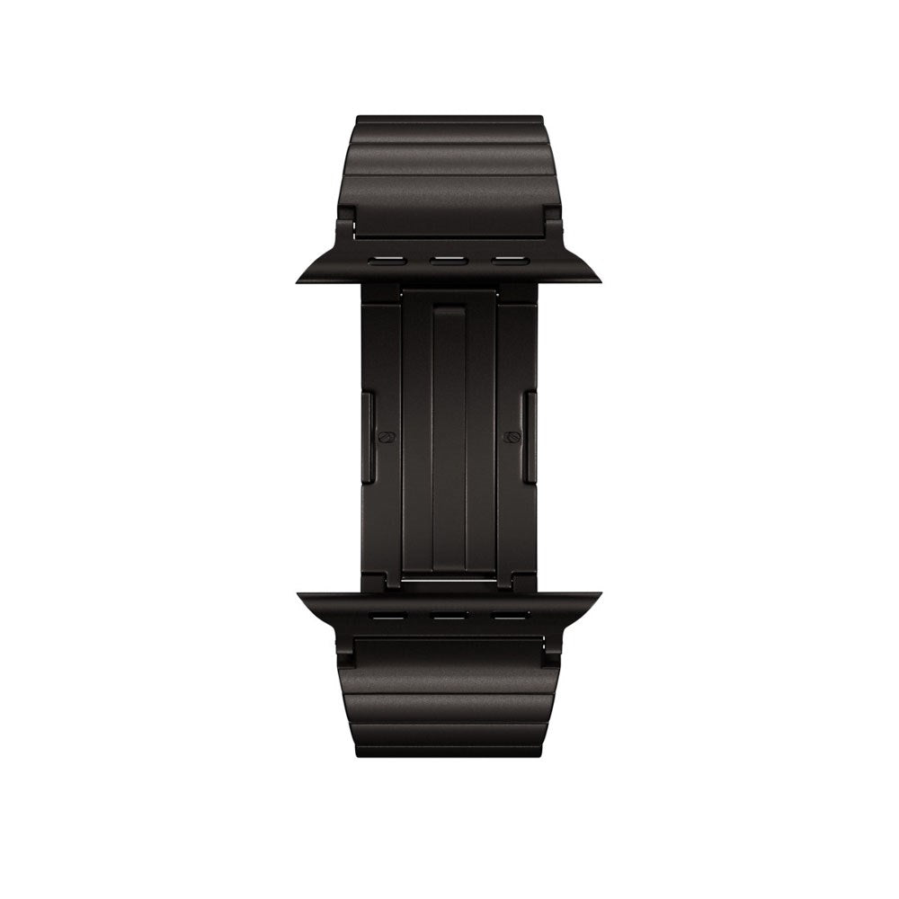 Apple Watch (42/44/SE/45/46/49) Epico UNUM Klockarmband i Rostfritt Stål – Svart