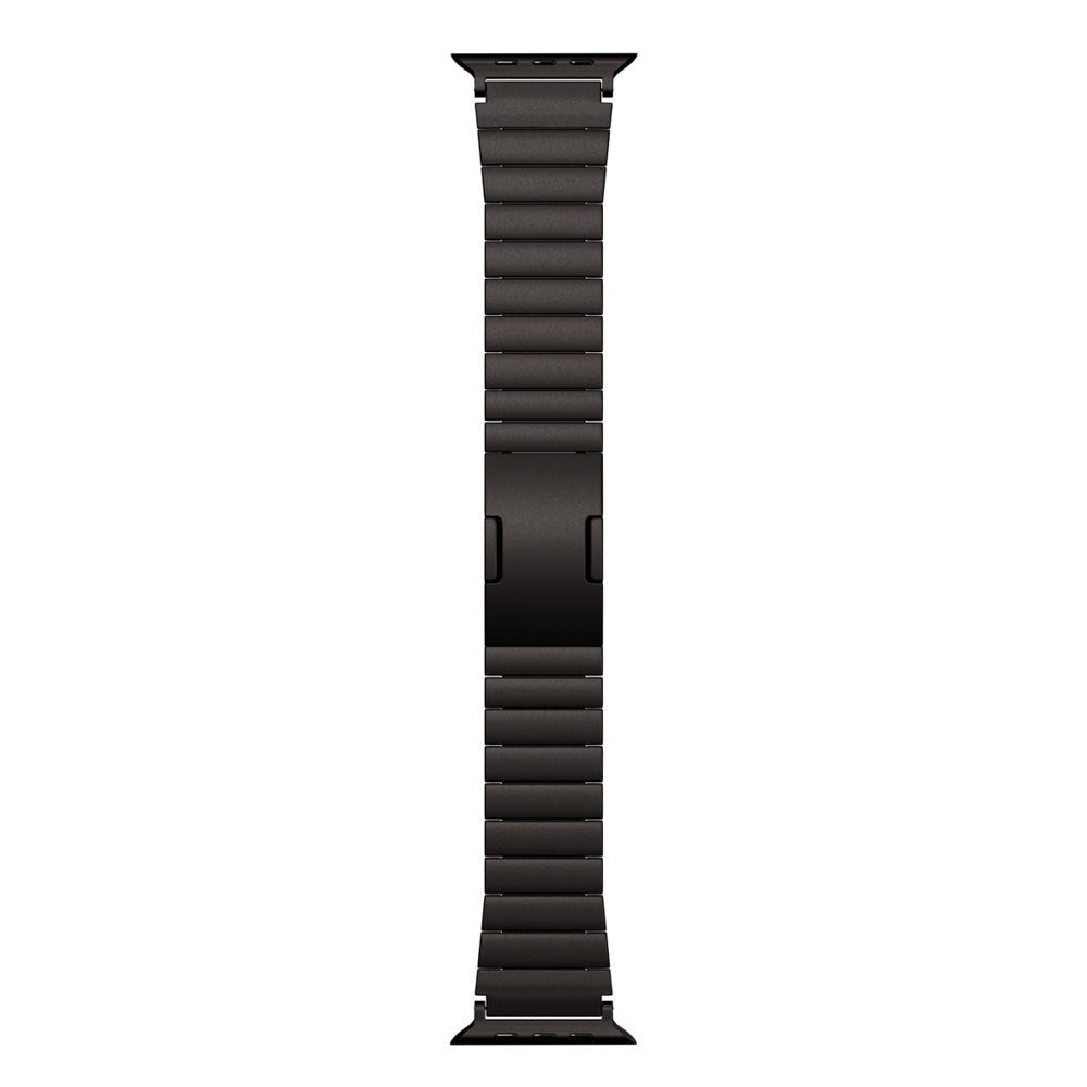 Apple Watch (42/44/SE/45/46/49) Epico UNUM Klockarmband i Rostfritt Stål – Svart
