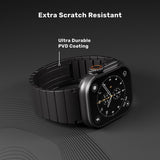 Apple Watch (42/44/SE/45/46/49) Epico UNUM Klockarmband i Rostfritt Stål – Svart