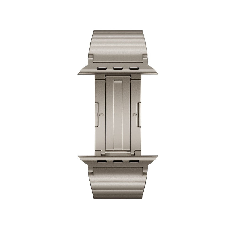 Apple Watch (42/44/SE/45/46/49) Epico UNUM Klockarmband i Rostfritt Stål – Titanium