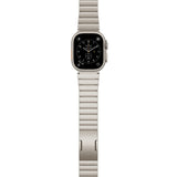 Apple Watch (42/44/SE/45/46/49) Epico UNUM Klockarmband i Rostfritt Stål – Titanium