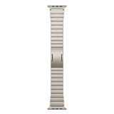 Apple Watch (42/44/SE/45/46/49) Epico UNUM Klockarmband i Rostfritt Stål – Titanium