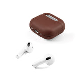 Epico AirPods (4. Gen.) Fodral i Äkta Läder - Brun