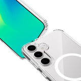 Samsung Galaxy S25+ (Plus) Spello Mag+ Clear Skal - MagSafe Kompatibel - Gennemsigtig
