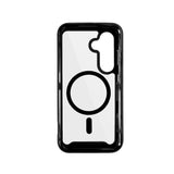 Samsung Galaxy S24 / S25 Spello Mag+ Rugged Skal - MagSafe Kompatibel - Transparent / Svart