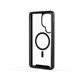 Samsung Galaxy S25 Ultra Spello Mag+ Rugged Skal - MagSafe Kompatibel - Transparent / Svart