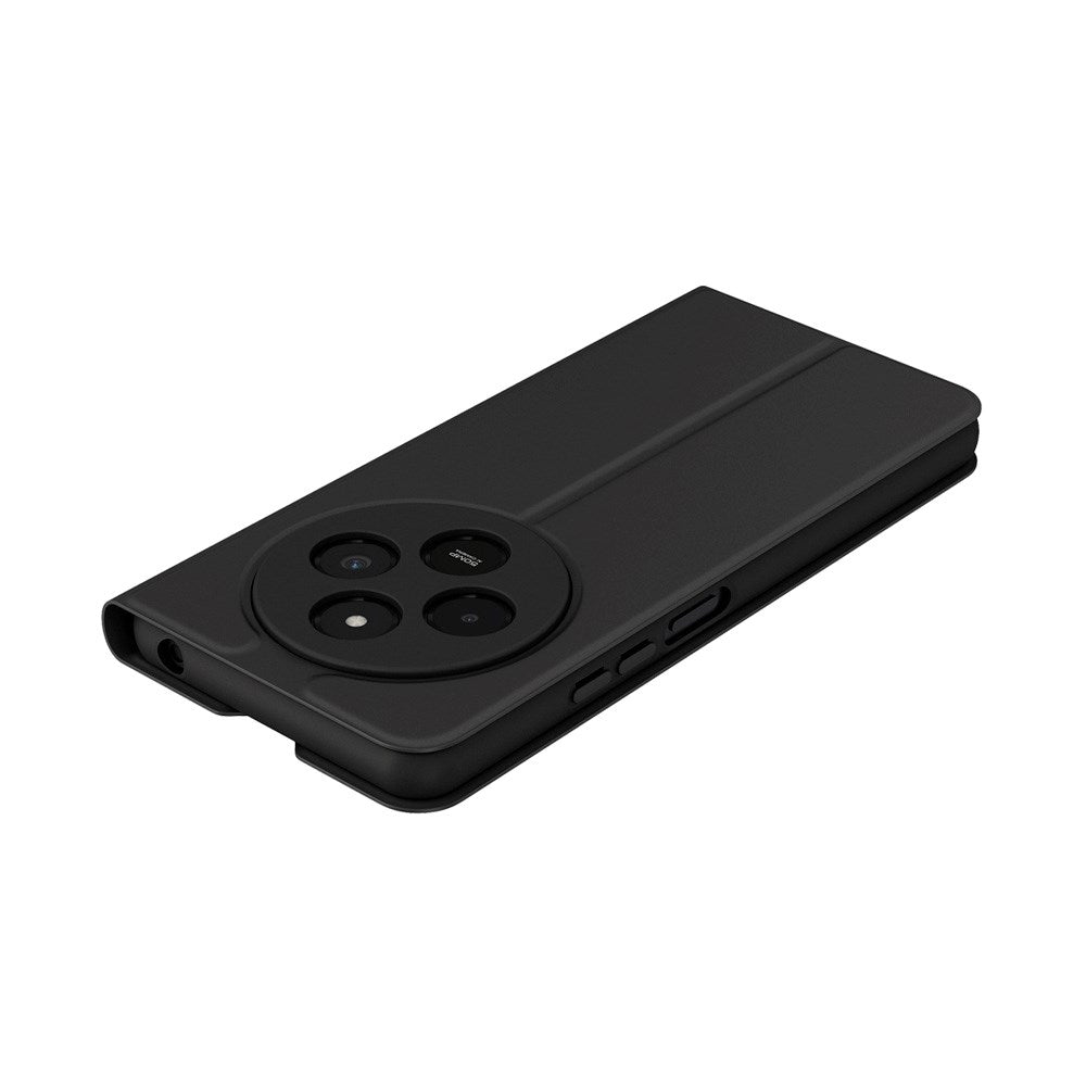 Spello Xiaomi Redmi 14C Konstläder Fodral med Stativfunktion - Svart