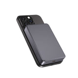 Spello ForcePack 10 000mAh Magnetisk Power Bank 15W - MagSafe Kompatibel - Mörkgrå