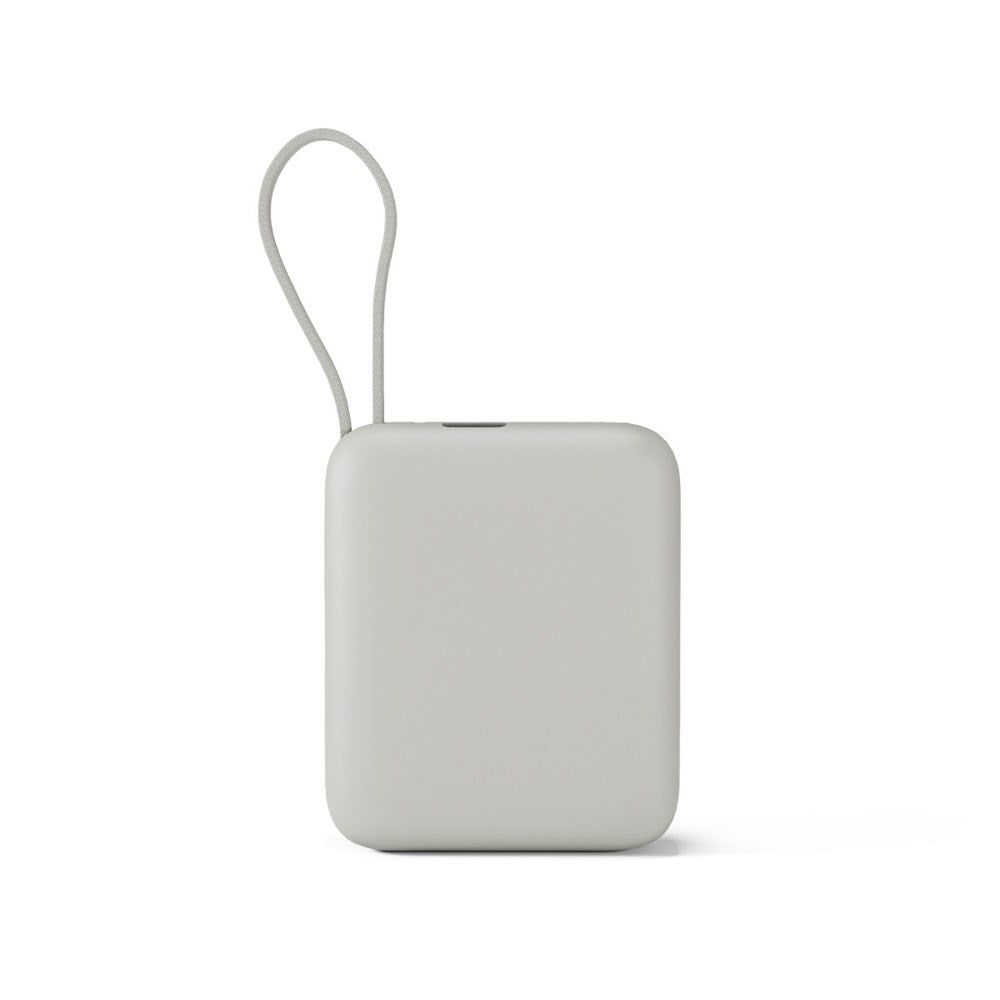 Epico Power Bank 35W 10000 mAh med USB-C-Port och Utdragbar USB-C-Kabel - Grå