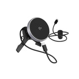Epico UltraDrive Magnetisk 15W Mobilhållare för Luftventil - MagSafe / Qi2 Kompatibel - Svart