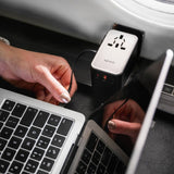 Epico UltraBoost Universal Reseadapter 70W med 2 x USB-A 1 x USB-C - Titanium