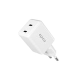 Epico UltraBoost GaN 35W Väggladdare m. 2x USB-C - Vit
