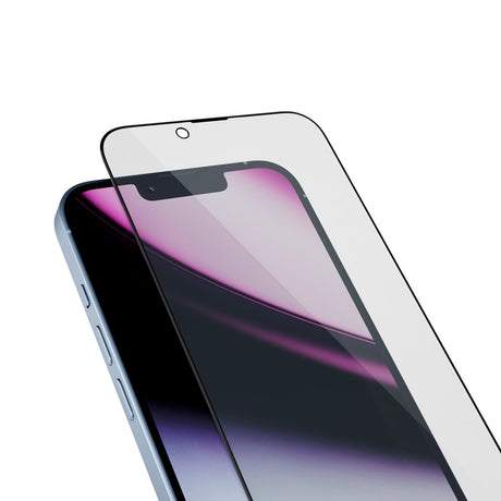 iPhone 16e / 14 / 13 / 13 Pro Epico AntiBlue Glass 3D Skärmskyddsglas m. Installationsram - Genomskinlig