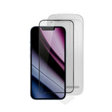 iPhone 16e / 14 / 13 / 13 Pro Epico AntiBlue Glass 3D Skärmskyddsglas m. Installationsram - Genomskinlig