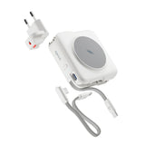 Epico UltraPack Mag+ 3-i-1 Rese PowerBank 10.000 mAh - MagSafe Kompatibel - Vit