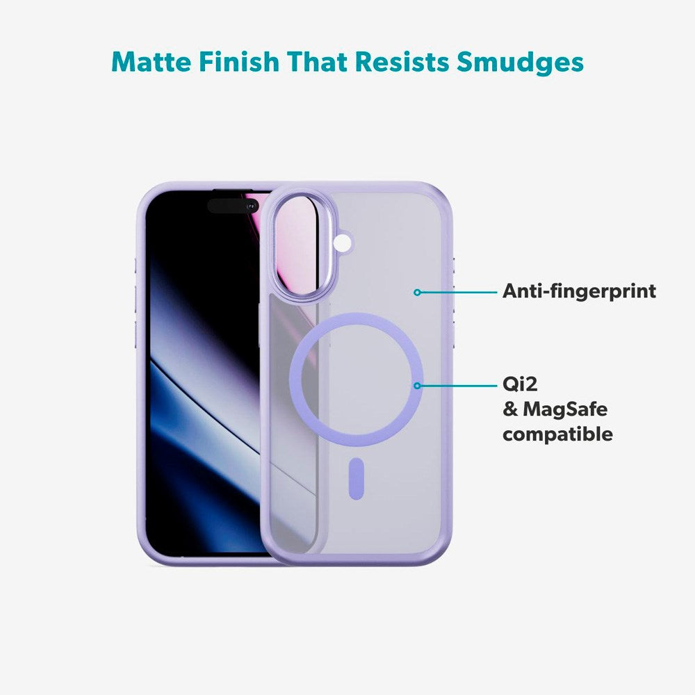 iPhone 17 Epico HeroMatte Pro Mag+ Skal - MagSafe Kompatibel - Lila