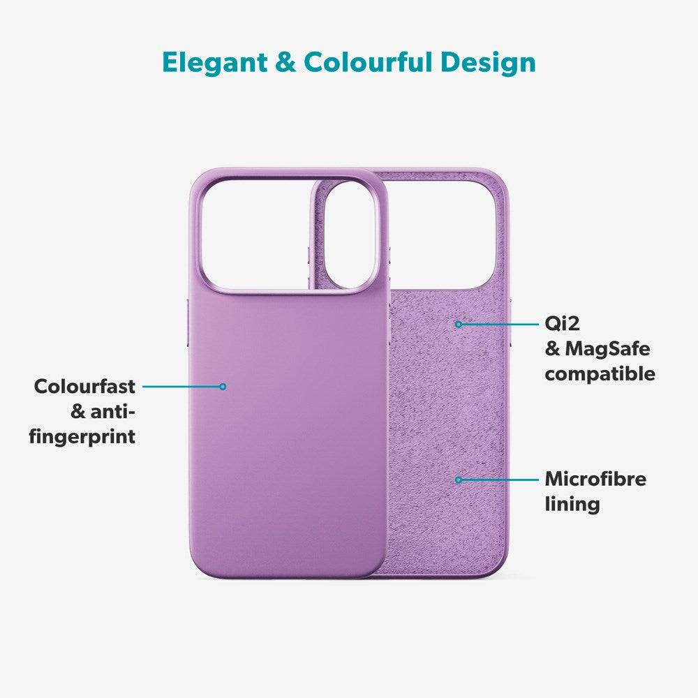 iPhone 17 Pro Max Epico Silicone Pro Mag+ Skal - MagSafe Kompatibel - Purple