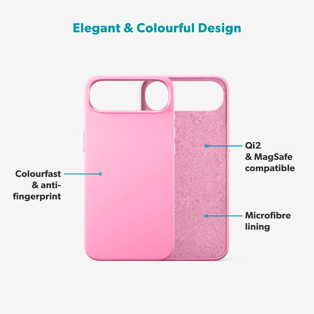 iPhone Air Epico Silicone Pro Mag+ Skal - MagSafe Kompatibel - Hot Pink