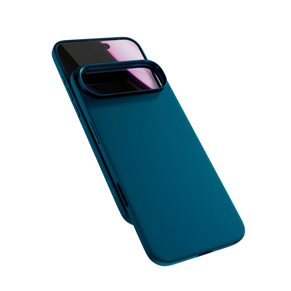 iPhone Air Epico Silicone Pro Mag+ Skal - MagSafe Kompatibel - Petrol Blue