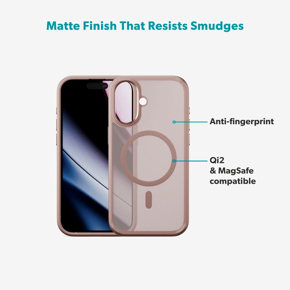 iPhone 17 Epico HeroMatte Pro Mag+ Skal - MagSafe Kompatibel - Brun