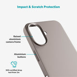 iPhone 17 Epico Silicone Pro Mag+ Skal - MagSafe Kompatibel - Titanium