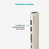 Epico 6-i-1 Aluminium Hub 8K - Starlight