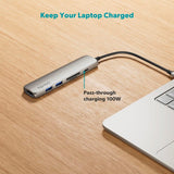 Epico 6-i-1 Aluminium Hub 8K - Starlight