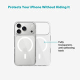 iPhone 17 Pro Epico SlimGlass Pro Mag+ Skal - MagSafe Kompatibel - Genomskinlig