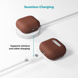 Apple AirPods Pro (3. gen.) Epico Äkta Läder Skal - Brun