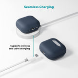 Apple AirPods Pro (3. gen.) Epico Äkta Läder Skal - Blå