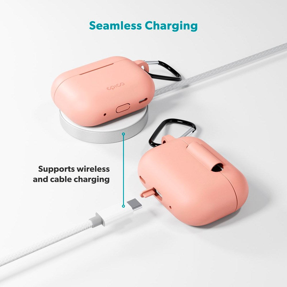 Apple AirPods Pro (3. gen.) Epico Outdoor Silicone Skal - Rosa
