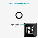 iPad Pro 11" (2025 / 2024) / Pro 13" (2025 / 2024) Epico Kameralinsskyddsglas m. Installationsram - Genomskinlig