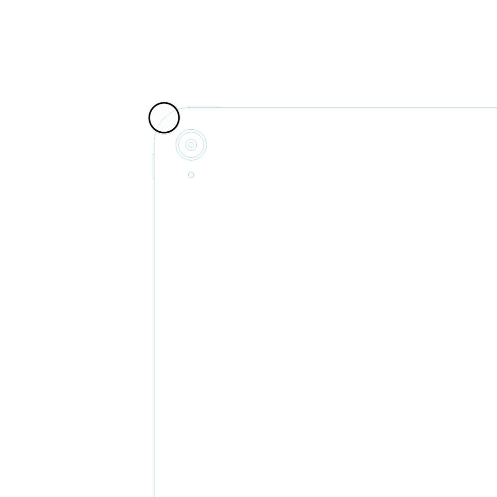 iPad 11" (2025) / 10.9" (2024 / 2020) / Mini (2021) / Air 13" (2025 / 2024) / Air 11" (2025 / 2024) / Air (2020) Epico Kameralinsskyddsglas m. Installationsram - Genomskinlig