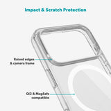 iPhone 17 Pro Max Epico Skyddsset - MagSafe Skal & Skärmskydd - Genomskinlig