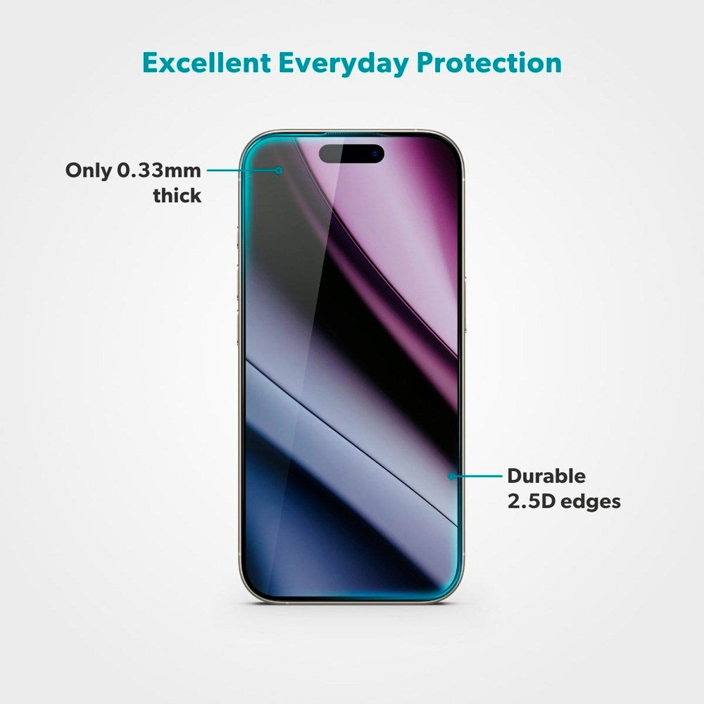 iPhone 17 Pro Max Epico Skyddsset - MagSafe Skal & Skärmskydd - Genomskinlig