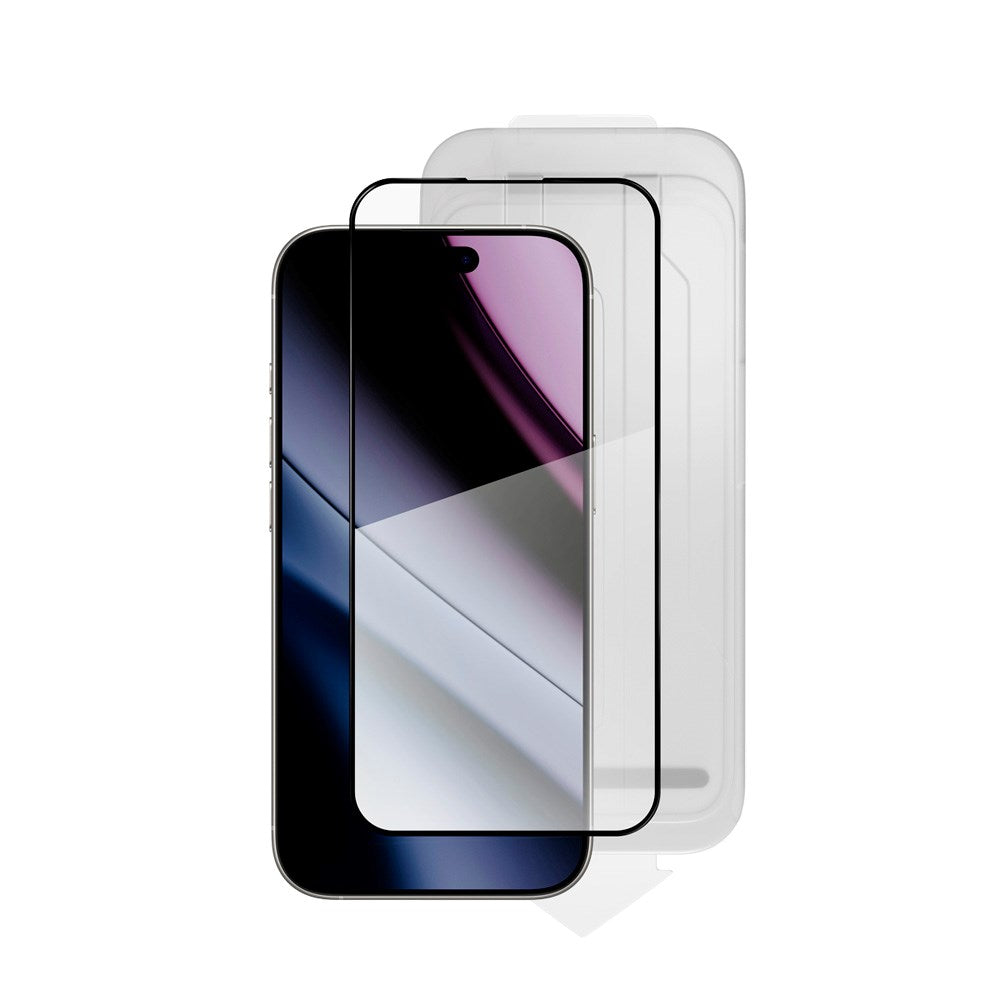 iPhone 16 Pro Max Epico AntiReflective Glass 3D Skärmskyddsglas m. Monteringsram - Genomskinlig