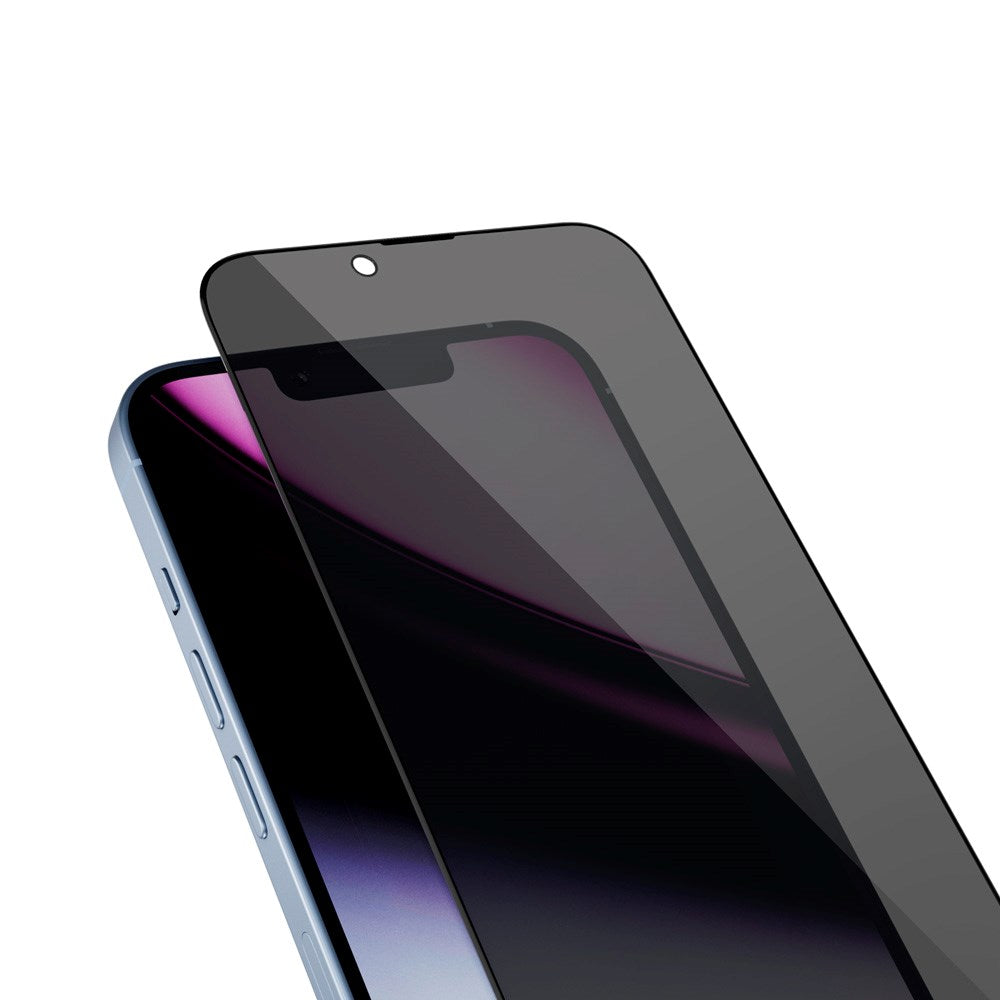 iPhone 16 Pro Max Epico Privacy Glass 3D Skärmskyddsglas m. Monteringsram - Genomskinlig