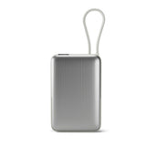 Epico UltraPack 22,5W Powerbank 10.000mAh med Utdragbar USB-C-Kabel - MagSafe / Qi2 Kompatibel - Grå