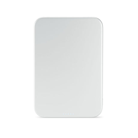 Epico 15W UltraPack EM51 Slim Alu Mag+ 5000 mAh Power Bank med USB-C - Qi2 / MagSafe Kompatibel - Silver