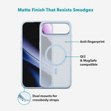iPhone Air Epico HeroMatte Pro Mag+ Skal m. Kameraskydd - MagSafe Kompatibel - Blå